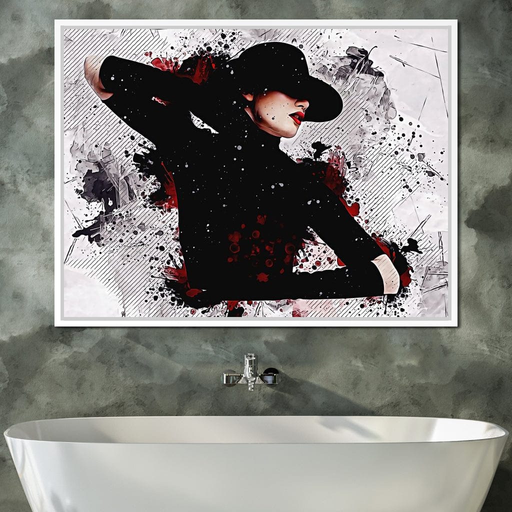 Feminine Elegance Canvas Wall Art