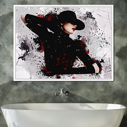 Feminine Elegance Canvas Wall Art