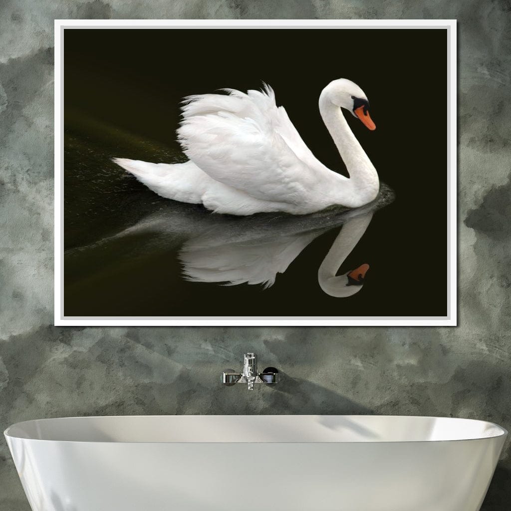 Swan Canvas Wall Art