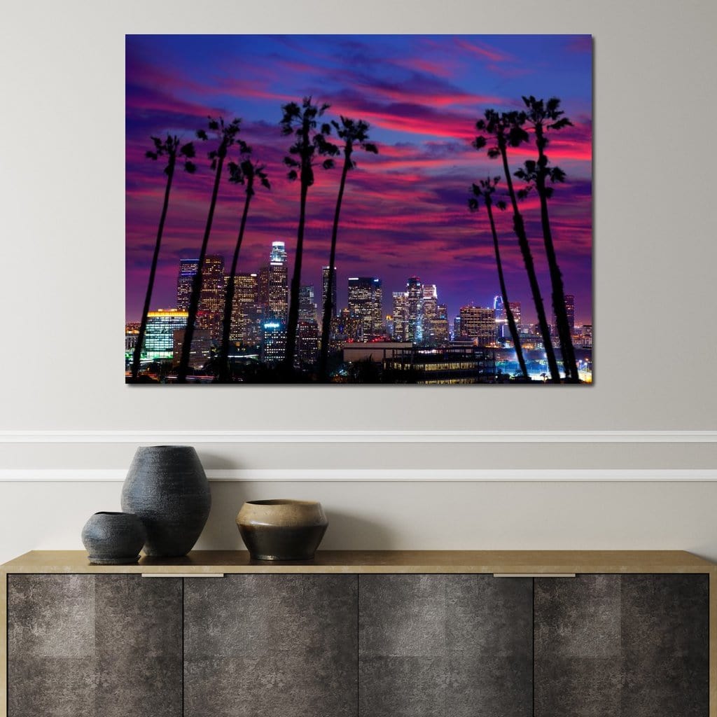 Downtown LA Canvas Wall Art
