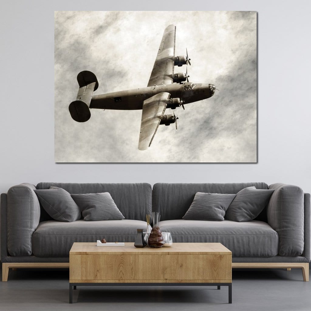 B-24 Bomber Canvas Wall Art