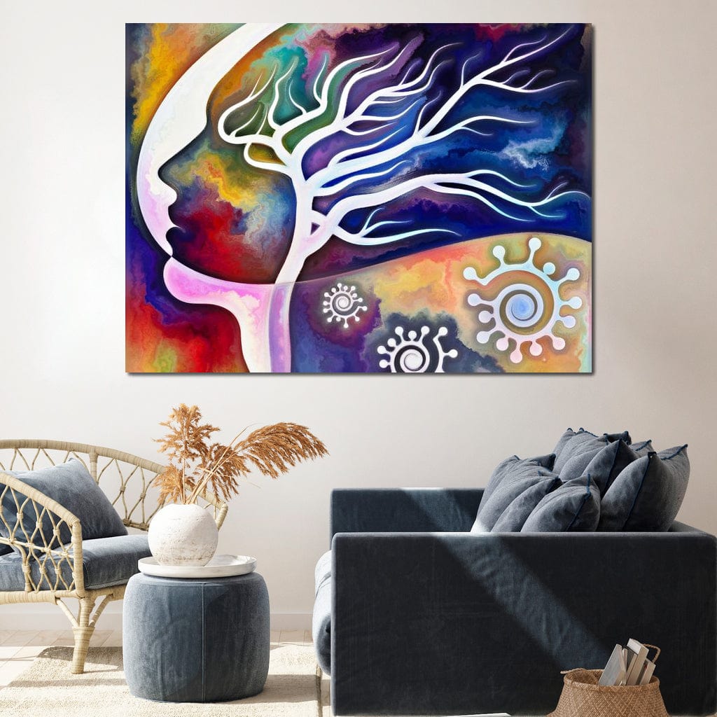 Mind Tree Canvas Wall Art