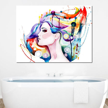Rosie Portrait Canvas Wall Art