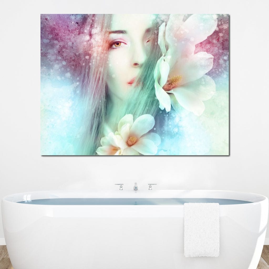 Spring Lady Canvas Wall Art