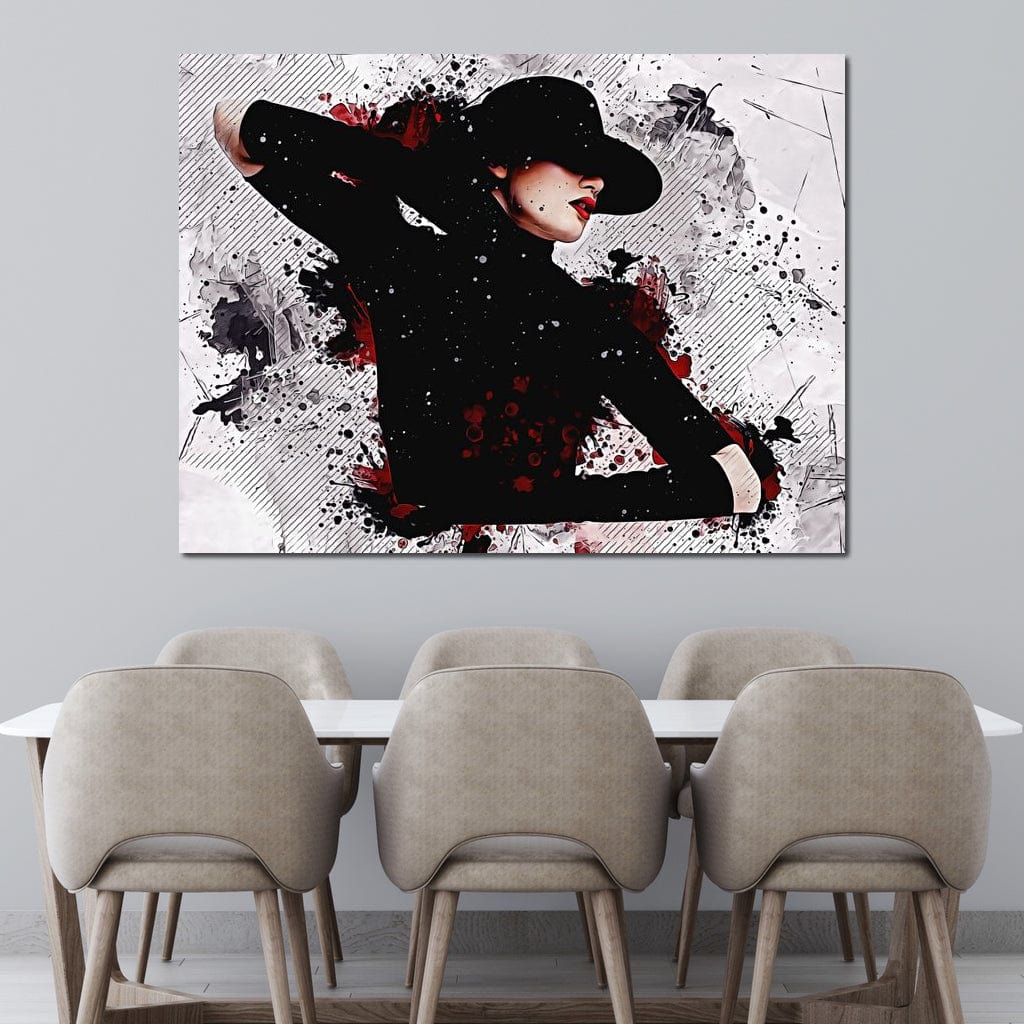 Feminine Elegance Canvas Wall Art