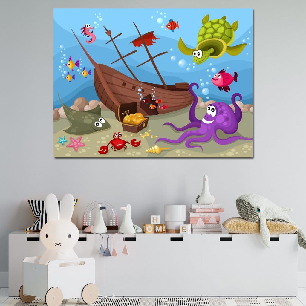 Sunken Treasure Canvas Wall Art