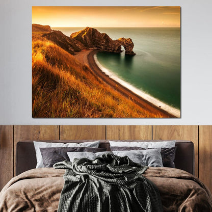Sunset Beach Canvas Wall Art
