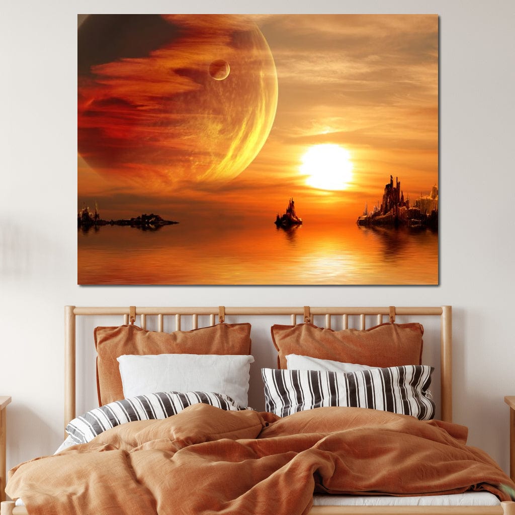 Otherworldly Scenery Canvas Wall Art