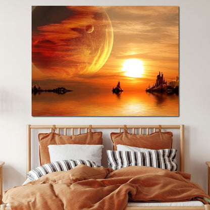 Otherworldly Scenery Canvas Wall Art