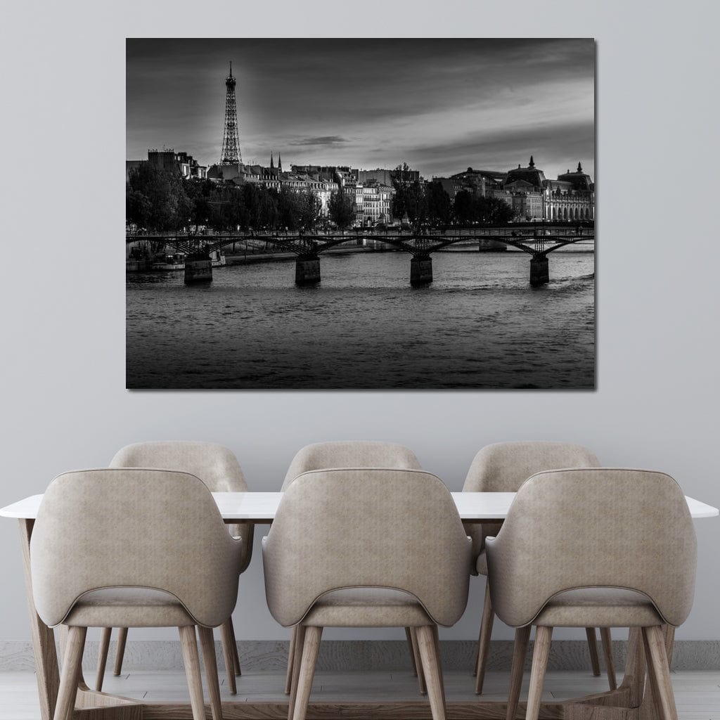 Paris in Black & White 7 Canvas Wall Art