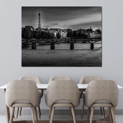 Paris in Black & White 7 Canvas Wall Art