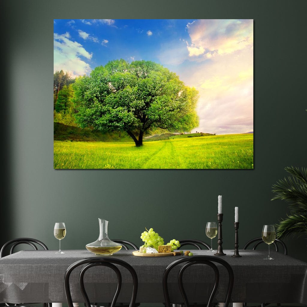 Spring Prairie Canvas Wall Art