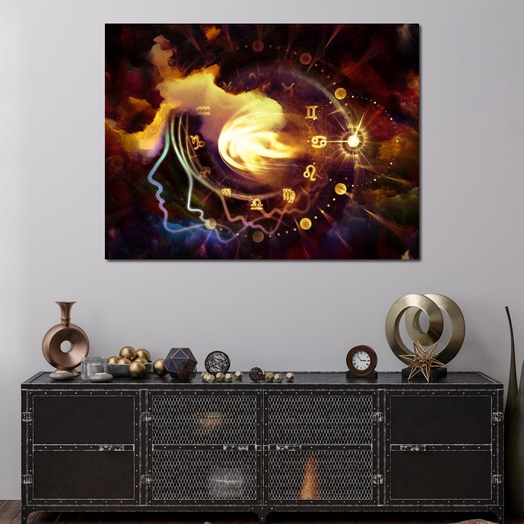 Astrology Profile Canvas Wall Art