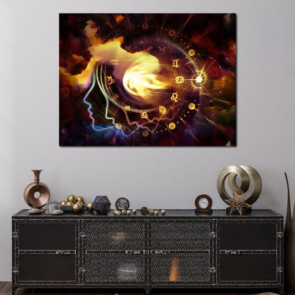 Astrology Profile Canvas Wall Art