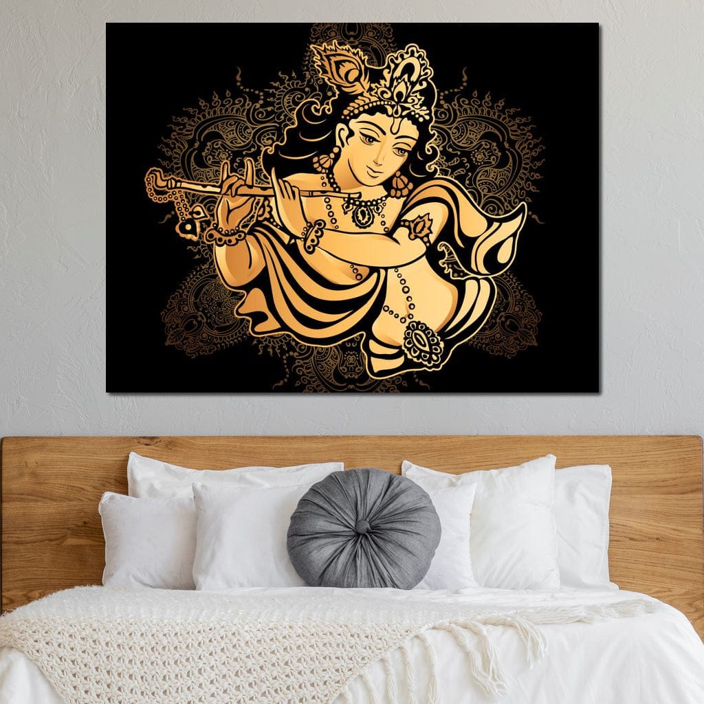 Hare Krishna Canvas Wall Art