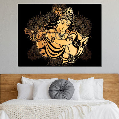 Hare Krishna Canvas Wall Art