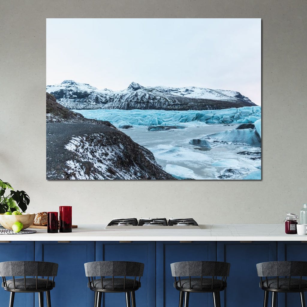 Svinafellsjokull Glacier Canvas Wall Art