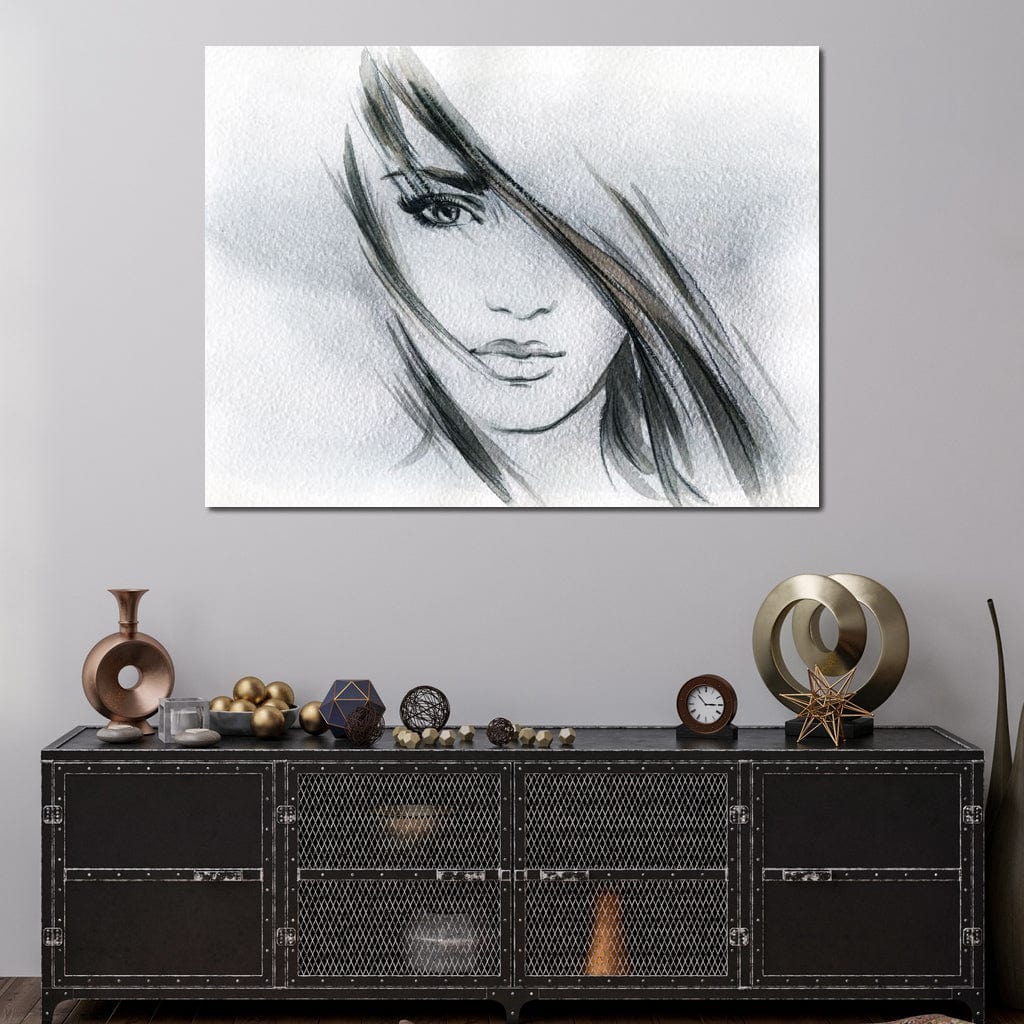 Fanny Portrait Canvas Wall Art