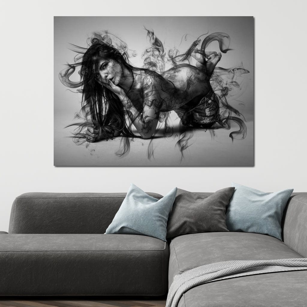 The Smoke Collection 09 Canvas Wall Art