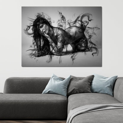 The Smoke Collection 09 Canvas Wall Art