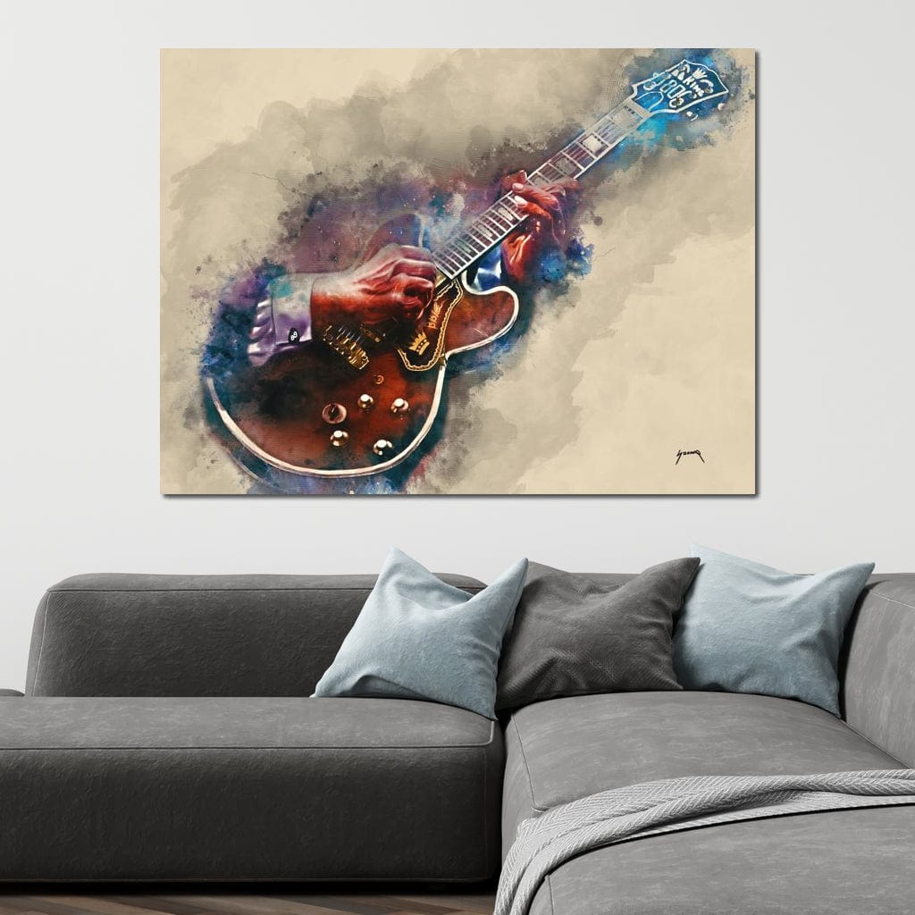 BB King's Guitar Canvas Wall Art