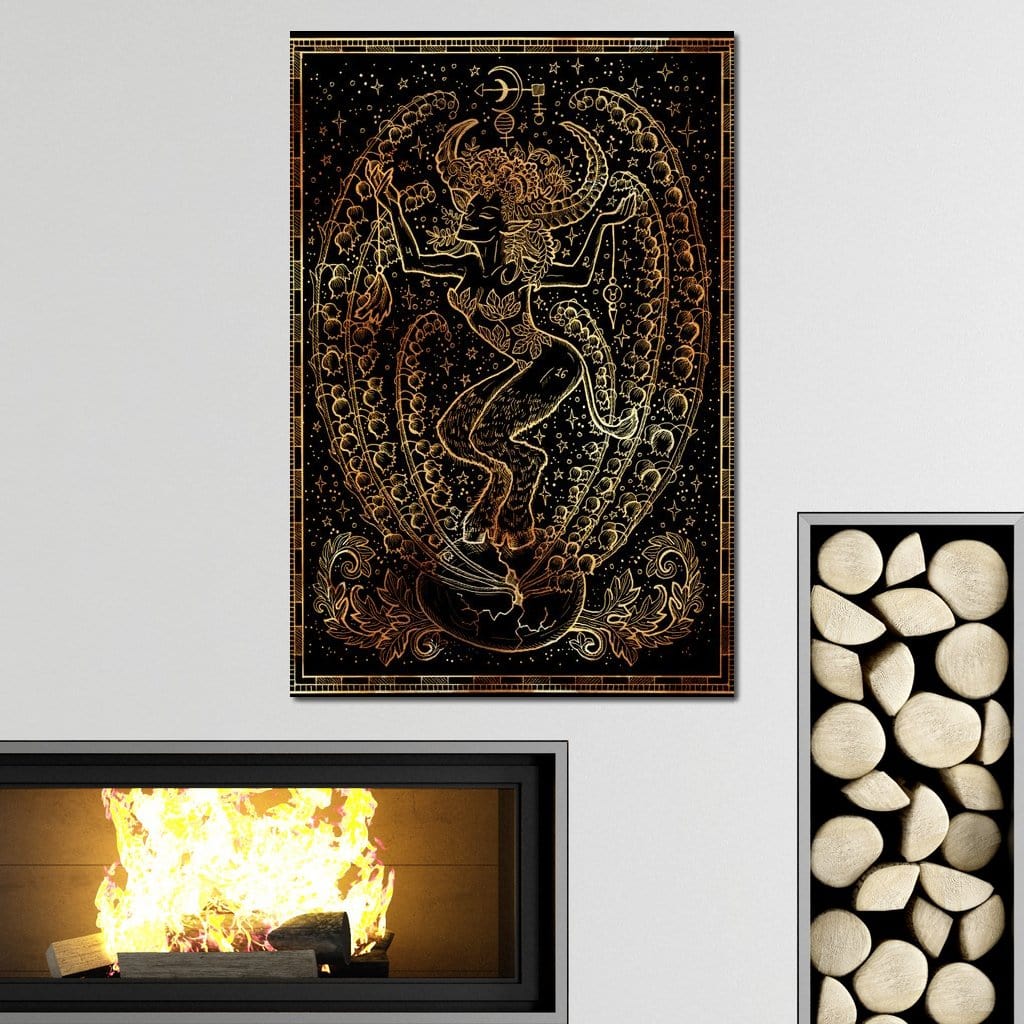 Zodiac sign Taurus Canvas Wall Art