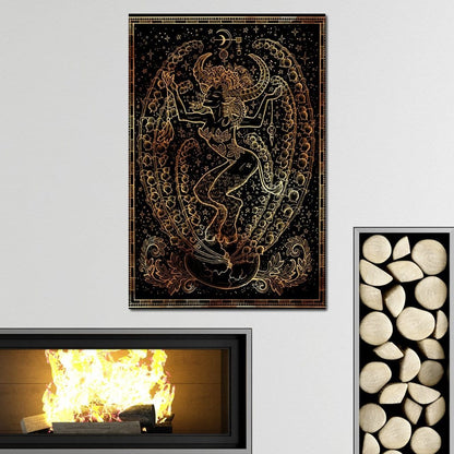 Zodiac sign Taurus Canvas Wall Art