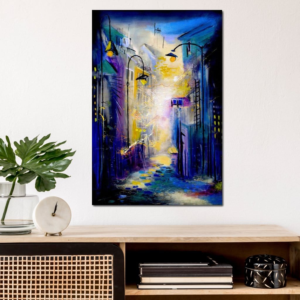 Dark Alley Canvas Wall Art