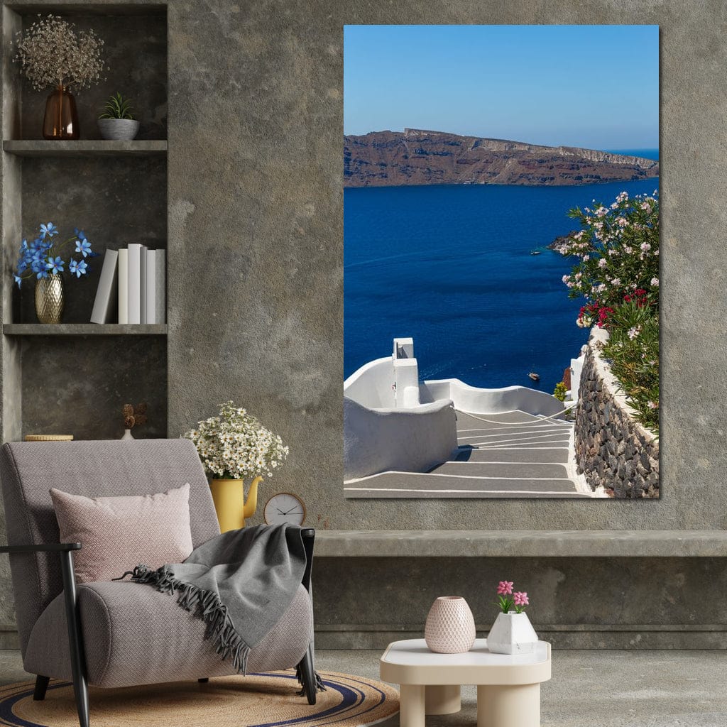 Santorini Canvas Wall Art