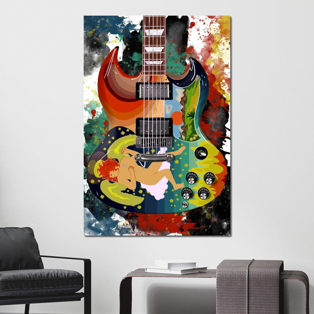 Eric Clapton's Solid Guitar Canvas Wall Art
