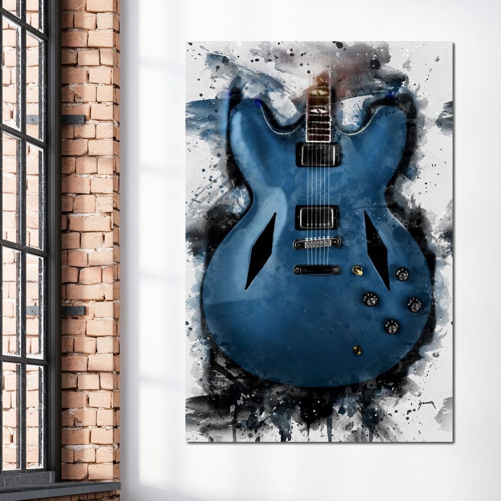 Dave Grohl's Electric Guitar Canvas Wall Art
