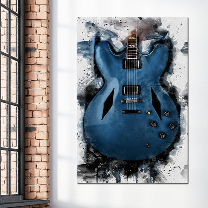 Dave Grohl's Electric Guitar Canvas Wall Art