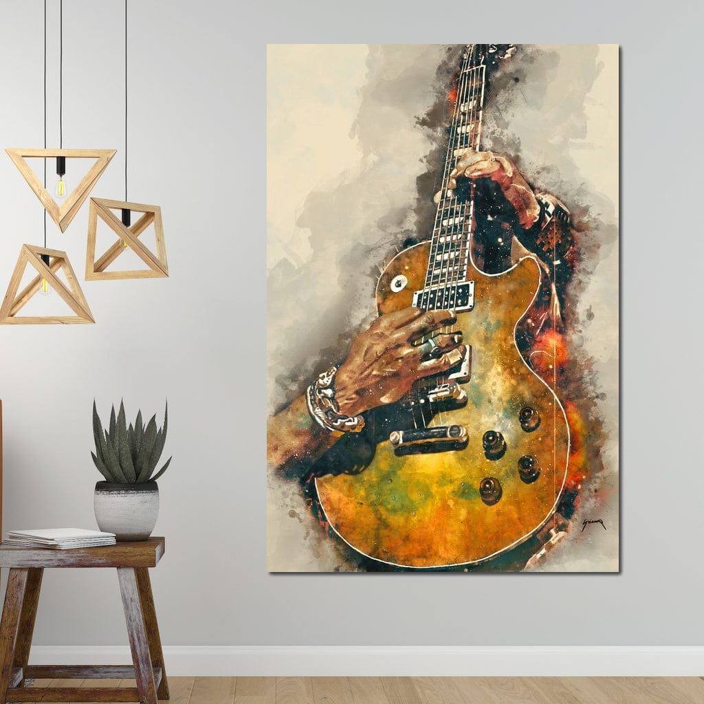 Slash's Electric Guitar Canvas Wall Art