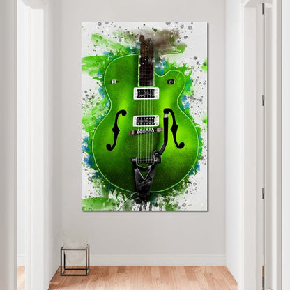Brian Setzer's Guitar Canvas Wall Art