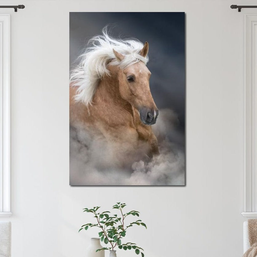 Palomino Horse Canvas Wall Art