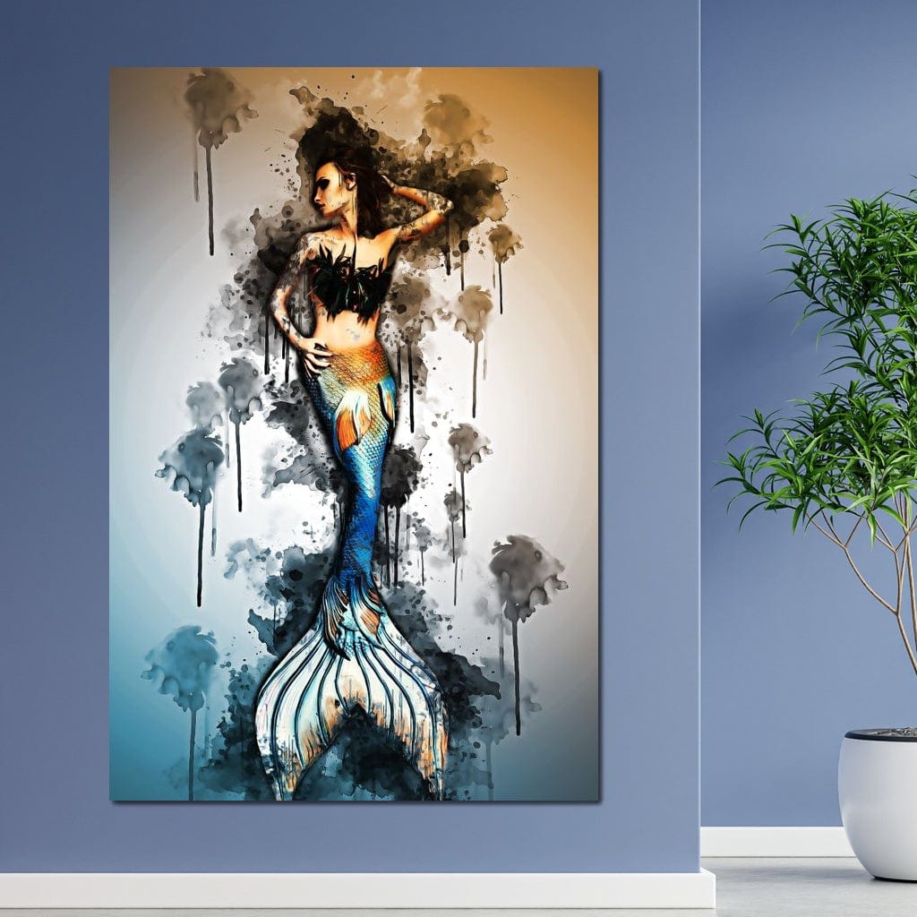 Mermaid Canvas Wall Art