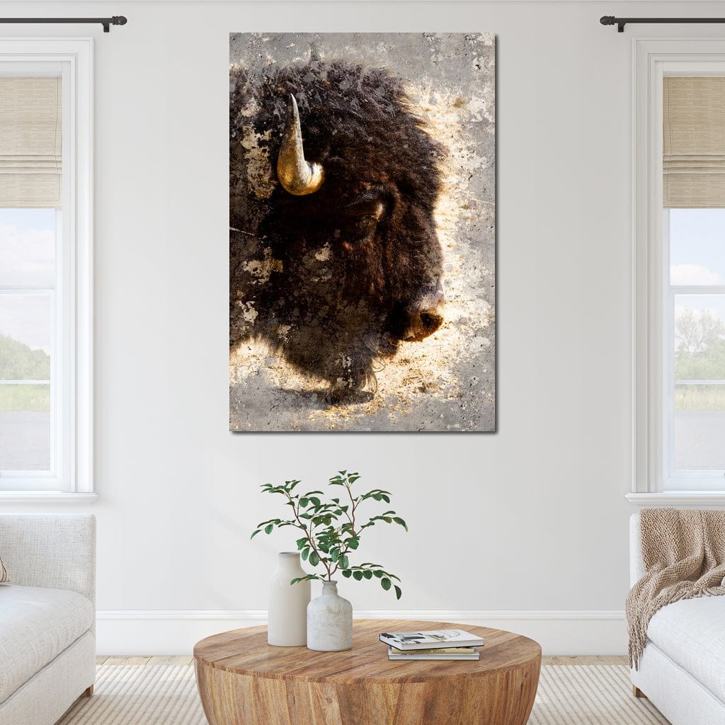 American Bison Canvas Wall Art