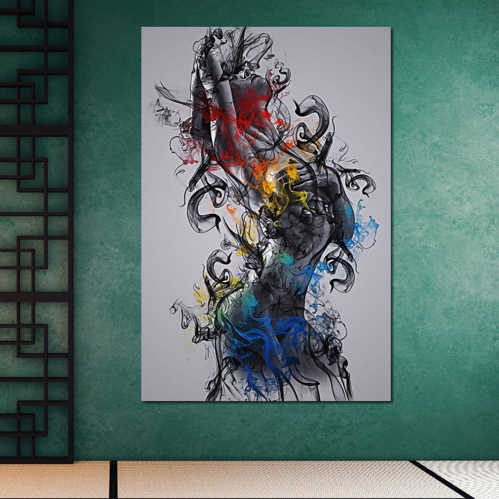 The Smoke Collection 02 Canvas Wall Art