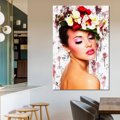 Flower Devine MixArt Canvas Wall Art