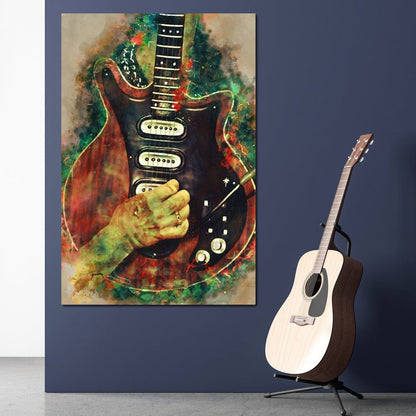 Brian May's Guitar Canvas Wall Art