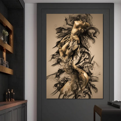 The Smoke Collection 01 Canvas Wall Art