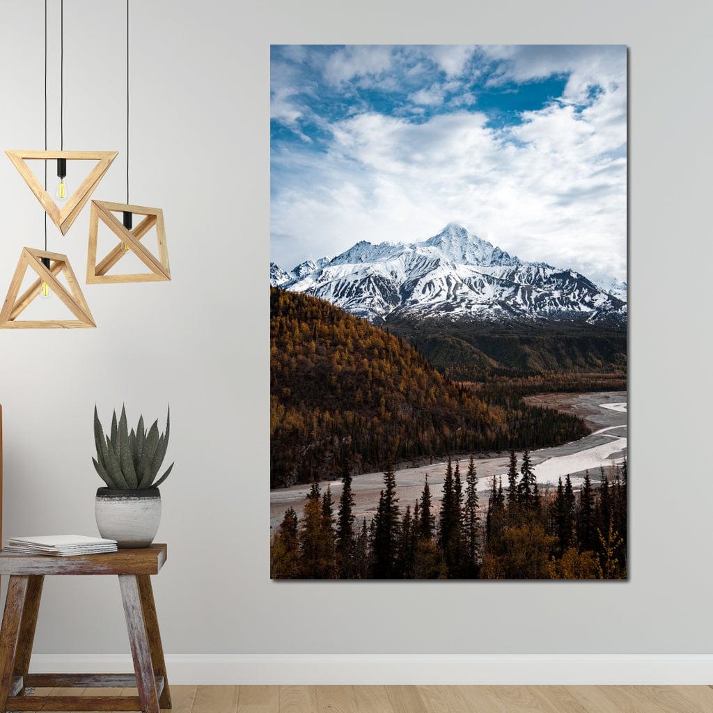 Alaskan Autumn Canvas Wall Art