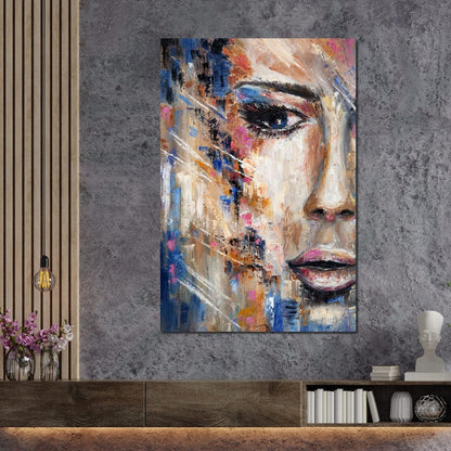Lady M Portrait Canvas Wall Art