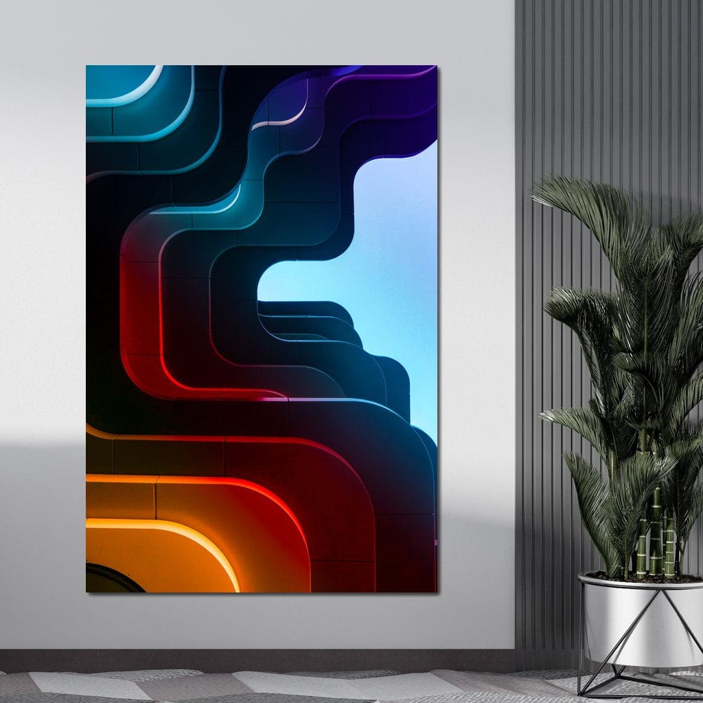 Abstract Architecture 01 Canvas Wall Art
