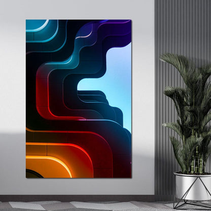Abstract Architecture 01 Canvas Wall Art
