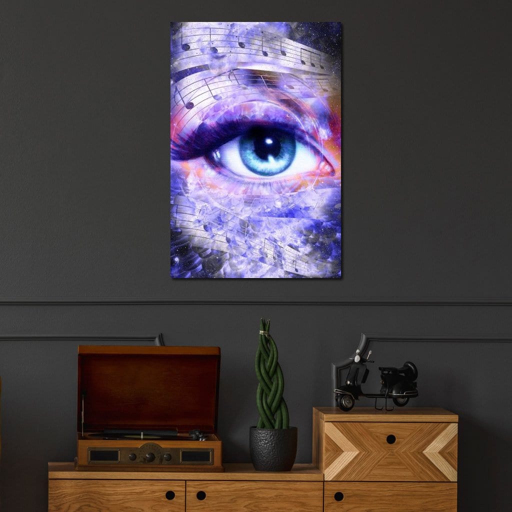 Musical Eye Canvas Wall Art