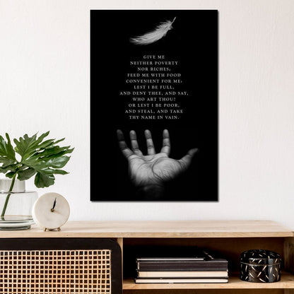 Just Give Me Peace Canvas Wall Art