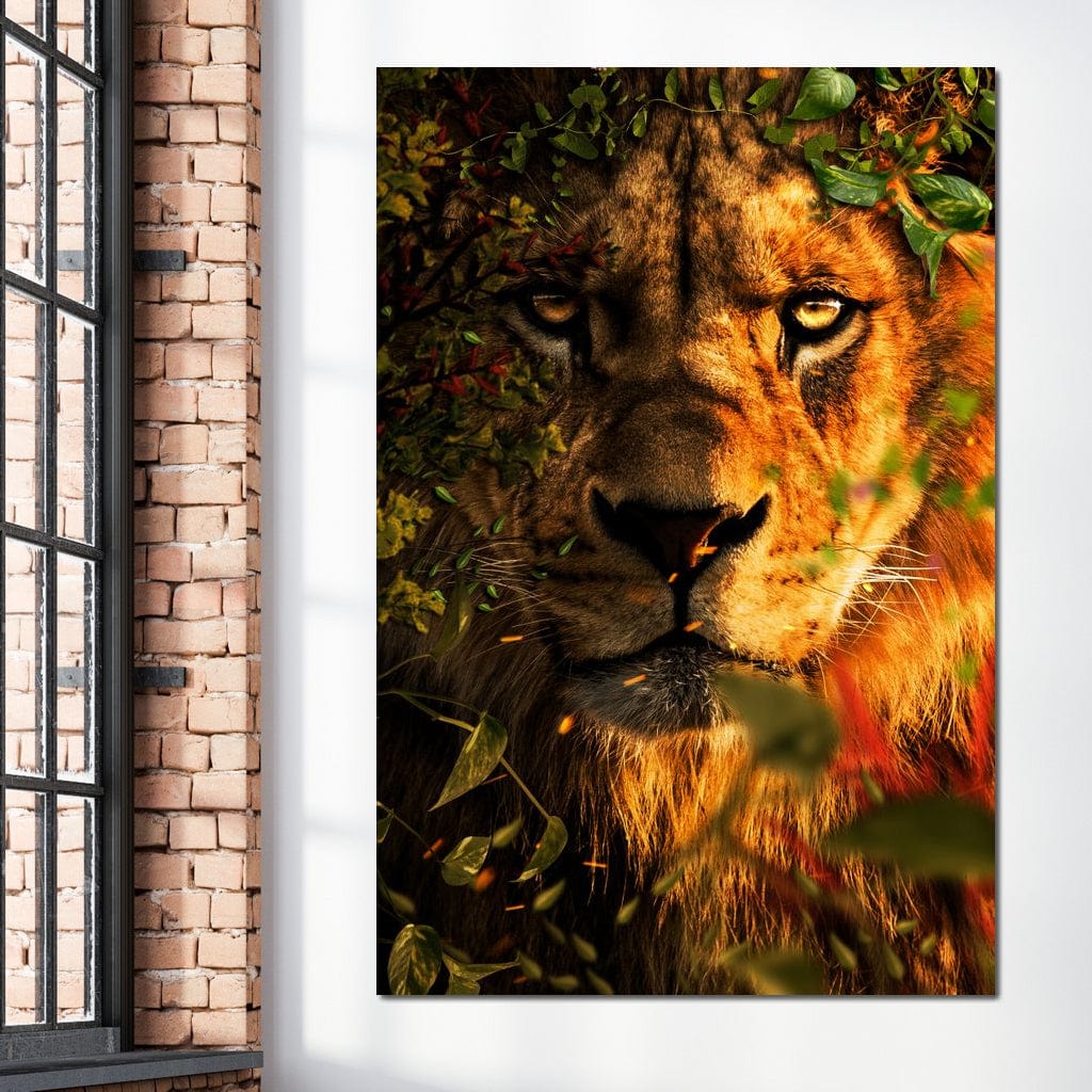 The Great King Canvas Wall Art