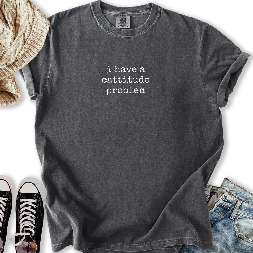 Cattitude Problem Relaxed Tee