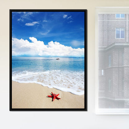 Caribbean Beach Canvas Wall Art